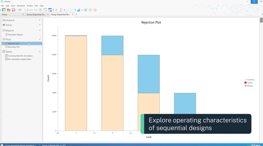 nQuery 9.4 - Simulation Tool for Sequential Design Operating Characteristics