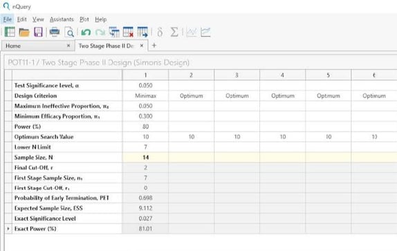 Two Stage Phase II (Simons Design) -  Sample Size Example_Page_5_Image_0002