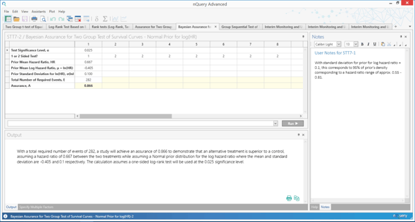 3- Bayesian Assurance for Two Group Test of Survival Curves - Normal Prior fo Log HR