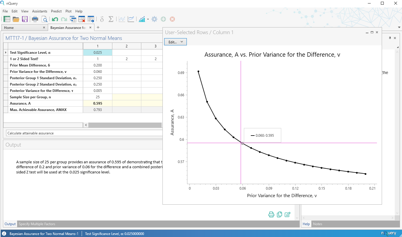 Bayes 3 - Assurance with Plot