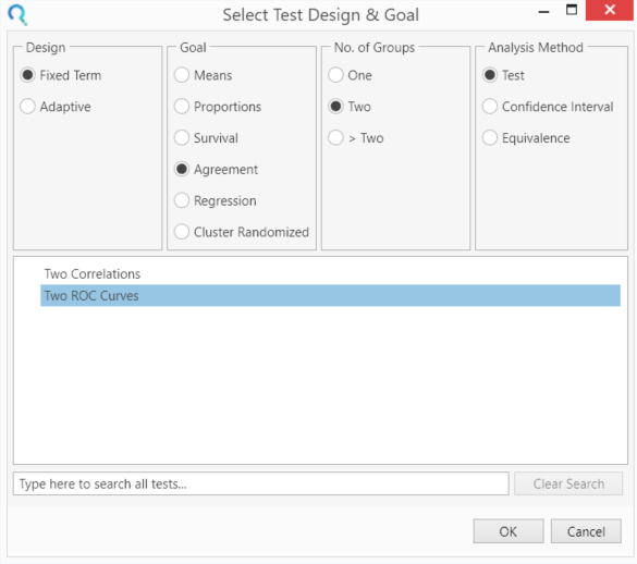 Sample Size Calculator Example- nQuery- Example 03- Img 01- Two ROC Curves-1