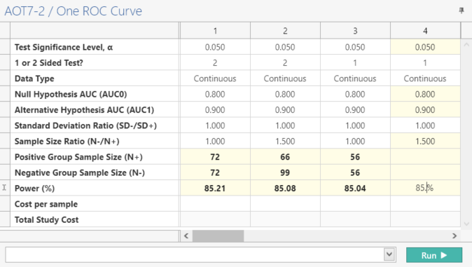 Sample Size Calculator Example- nQuery- Example 04- Img 02- CRT Two Proportions Inequality Completely Randomised