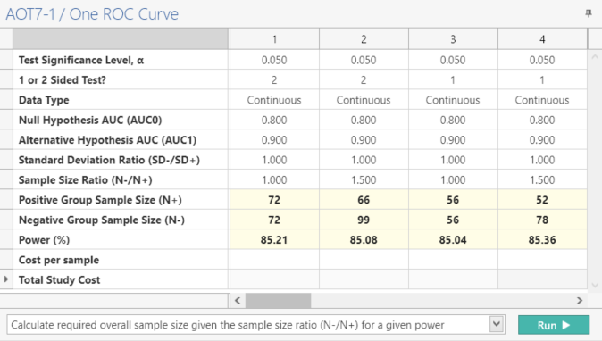 Sample Size Calculator Example- nQuery- Example 04- Img 03- CRT Two Proportions