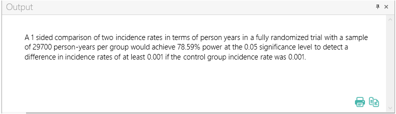 Sample Size Calculator Example- nQuery- Example 08- Img 04- Two Incidence Rates using Normal Approximation