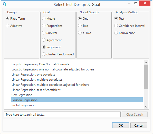 Sample Size Calculator Example- nQuery- Example 19- Img 01- Poisson Regression