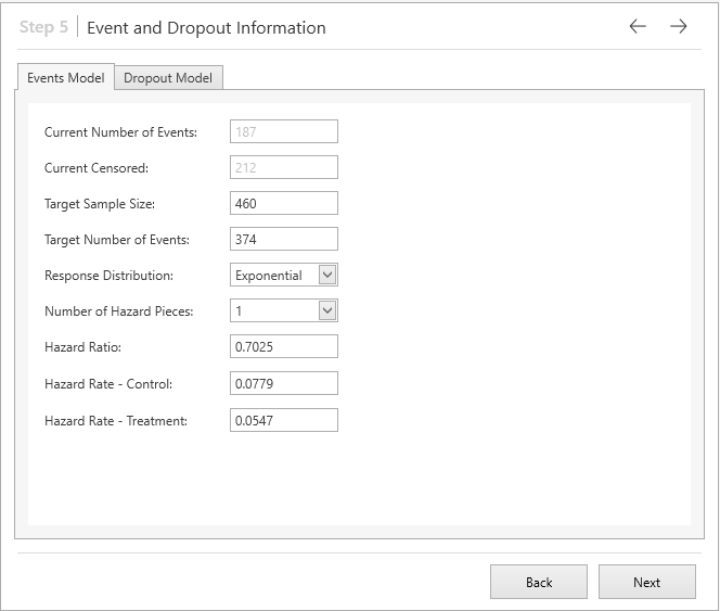 Worked Example - Survival Trial Milestone Prediction - img 7 - Event Model