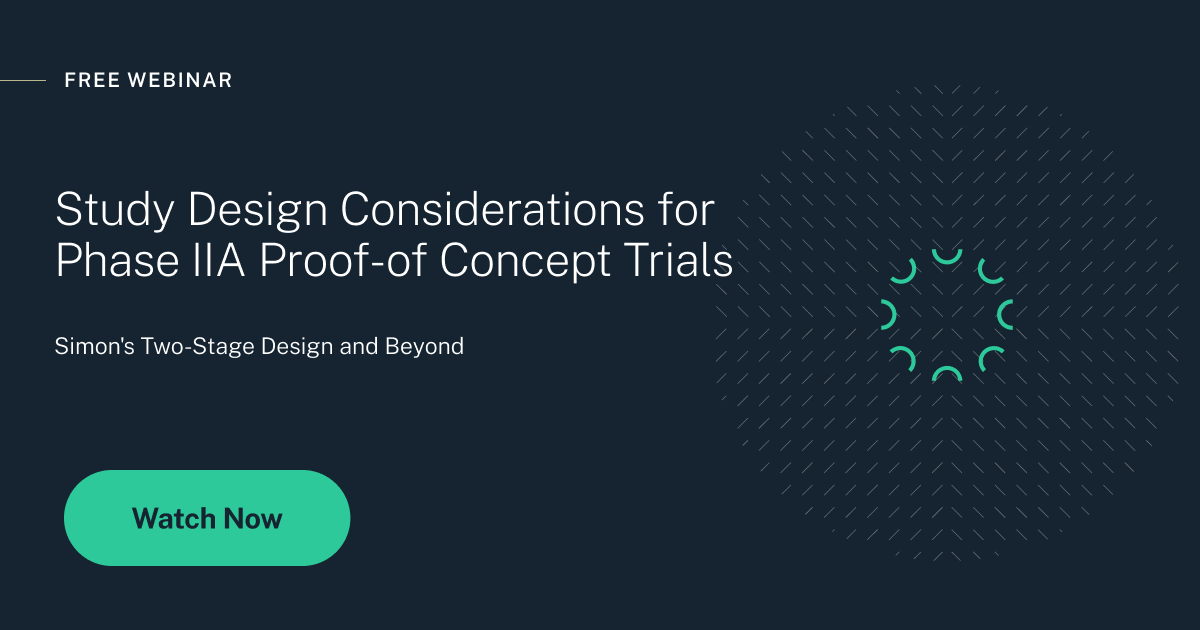 Study Design Considerations for Phase IIA Proof-of Concept Trials thumbnail image