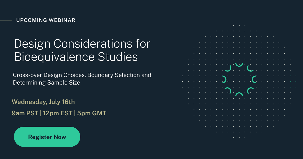 Design Considerations for Bioequivalence Studies thumbnail image