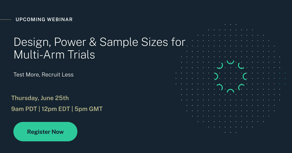 Design, Power & Sample Sizes for Multi-Arm Trials thumbnail image