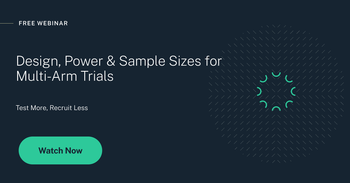 Design, Power & Sample Sizes for Multi-Arm Trials thumbnail image