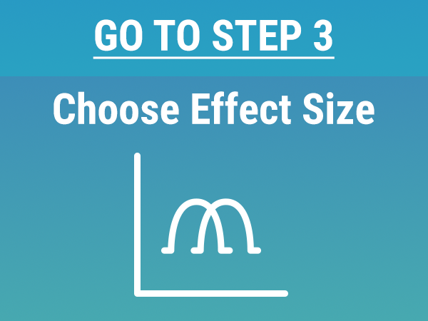 Step 3 Choose Effect Size- Sample Size Calculator