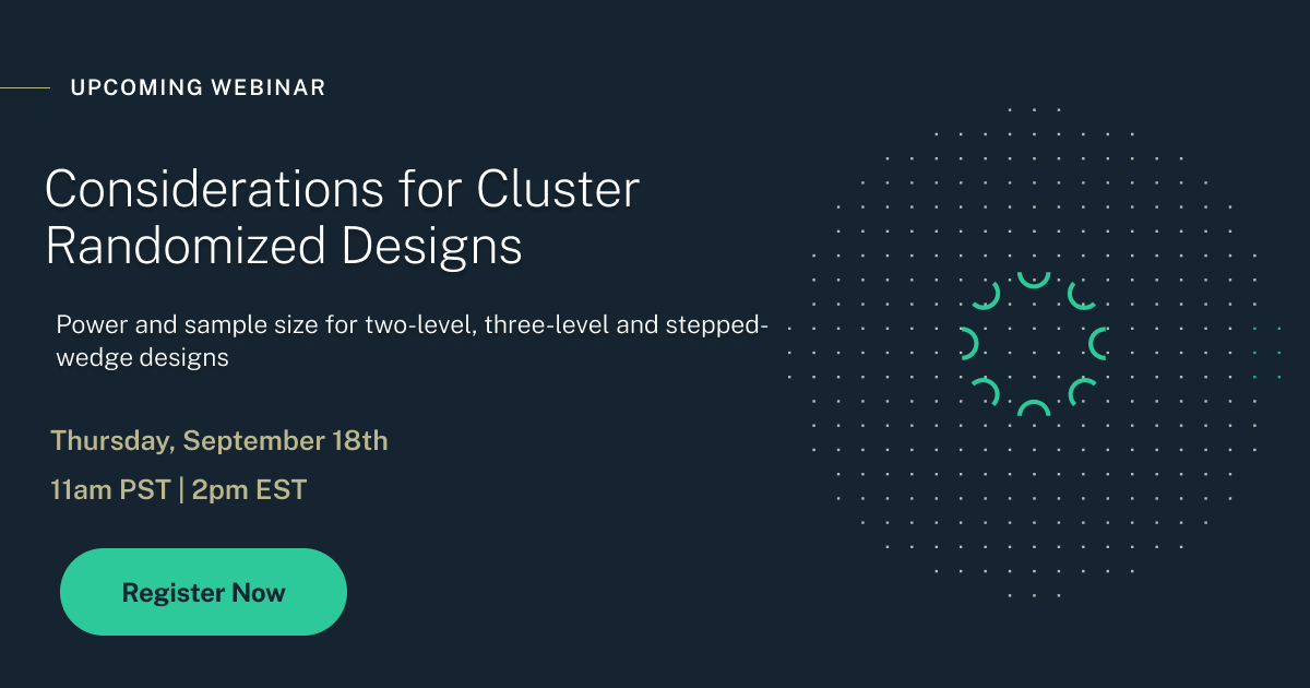 Considerations for Cluster Randomized Designs thumbnail image